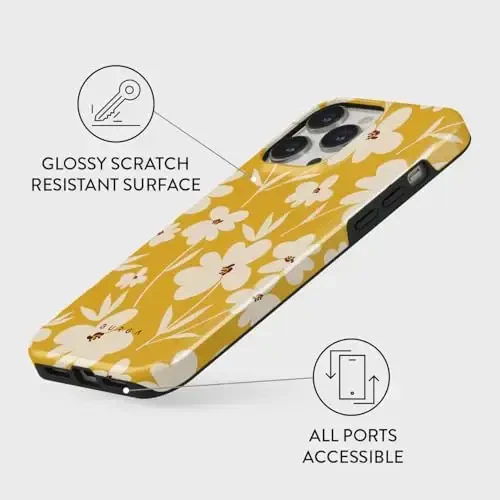 BURGA iPhone 14 Pro uchun telefon g'ilofi - Chiroyli, zamonaviy, estetik, dizayner naqshli, 14pro telefon qopqog'i, qattiq qobiqli himoya - Apple iPhone 14 Pro ayollar va erkaklar uchun g'ilofga mos keladi - 3