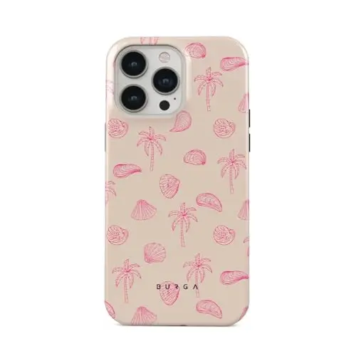 BURGA iPhone 14 Pro uchun telefon g‘ilofi - Chiroyli, zamonaviy, estetik, dizayner naqshli, 14pro telefon qopqog‘i, qattiq qopqoq - Apple iPhone 14 Pro g‘ilofiga mos keladi ayollar va erkaklar uchun 