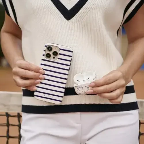 BURGA iPhone 14 uchun g'ilof - Chiroyli, zamonaviy, estetik, naqshli telefon g'ilofi, qattiq qoplamali himoya - Apple iPhone 14 ayollar va erkaklar uchun mos keladi - 5