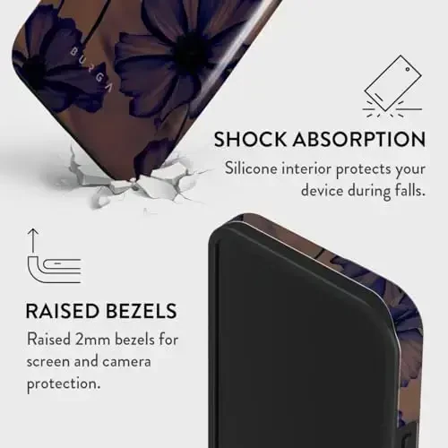 BURGA iPhone 14 uchun g'ilof - Chiroyli, zamonaviy, estetik, naqshli telefon qopqog'i, qattiq qobiqli himoya - Apple iPhone 14 ayollar va erkaklar uchun g'ilofga mos keladi - 4