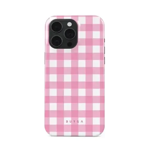 BURGA Phone Case for iPhone 15 Pro - Cute, Trendy, Aesthetic, Designer Pattern, 15pro Phone Cover, Hard Shell Protection - fits Apple iPhone 15 Pro Case for Women and Men - BURGA