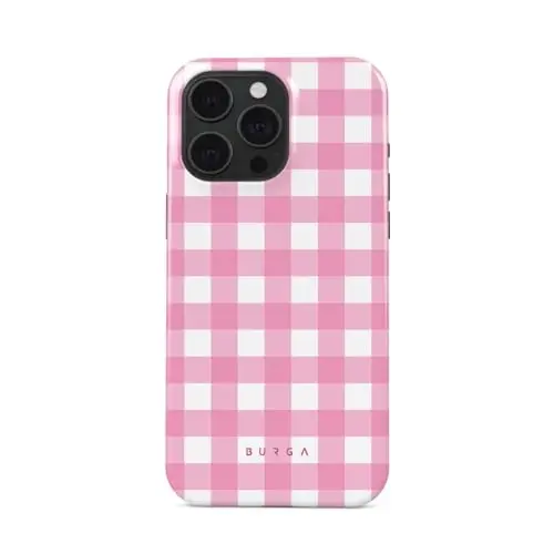 BURGA Phone Case for iPhone 15 Pro - Cute, Trendy, Aesthetic, Designer Pattern, 15pro Phone Cover, Hard Shell Protection - fits Apple iPhone 15 Pro Case for Women and Men - 1