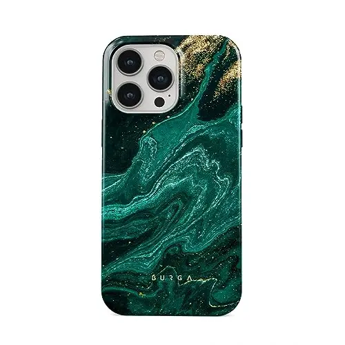 BURGA iPhone 15 Pro uchun g'ilof - Chiroyli, zamonaviy, estetik, dizayner naqshli, 15pro telefon qopqog'i, qattiq qobiqli himoya - Apple iPhone 15 Pro g'ilofiga mos keladi ayollar va erkaklar uchun 