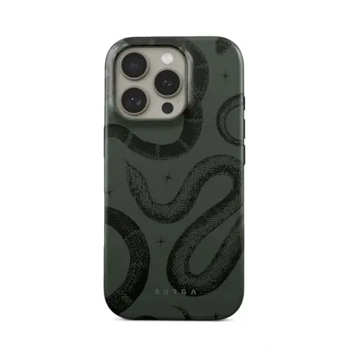 BURGA Phone Case for iPhone 16 Pro - Cute, Trendy, Aesthetic, Designer Pattern, 16pro Phone Cover, Hard Shell Protection - fits Apple iPhone 16 Pro Case for Women and Men - 1