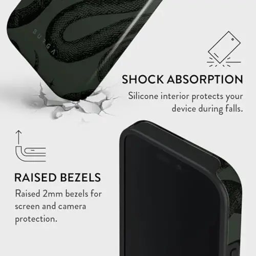 BURGA Phone Case for iPhone 16 Pro - Cute, Trendy, Aesthetic, Designer Pattern, 16pro Phone Cover, Hard Shell Protection - fits Apple iPhone 16 Pro Case for Women and Men - 4