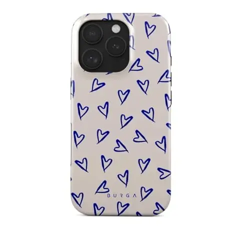 BURGA Phone Case for iPhone 16 Pro - Cute, Trendy, Aesthetic, Designer Pattern, 16pro Phone Cover, Hard Shell Protection - fits Apple iPhone 16 Pro Case for Women and Men 