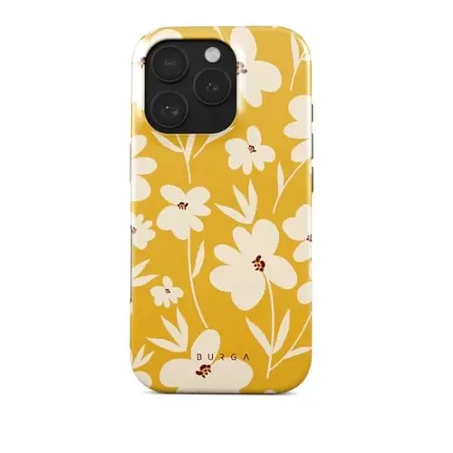 BURGA Phone Case for iPhone 16 Pro - Cute, Trendy, Aesthetic, Designer Pattern, 16pro Phone Cover, Hard Shell Protection - fits Apple iPhone 16 Pro Case for Women and Men - 1