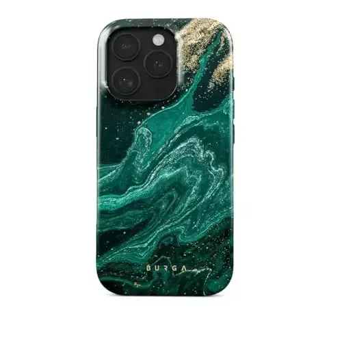 BURGA Phone Case for iPhone 16 Pro - Cute, Trendy, Aesthetic, Designer Pattern, 16pro Phone Cover, Hard Shell Protection - fits Apple iPhone 16 Pro Case for Women and Men - 1