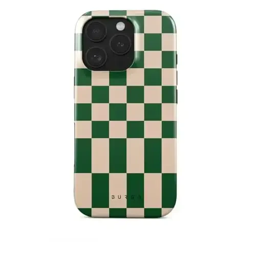 BURGA Phone Case for iPhone 16 Pro - Cute, Trendy, Aesthetic, Designer Pattern, 16pro Phone Cover, Hard Shell Protection - fits Apple iPhone 16 Pro Case for Women and Men 