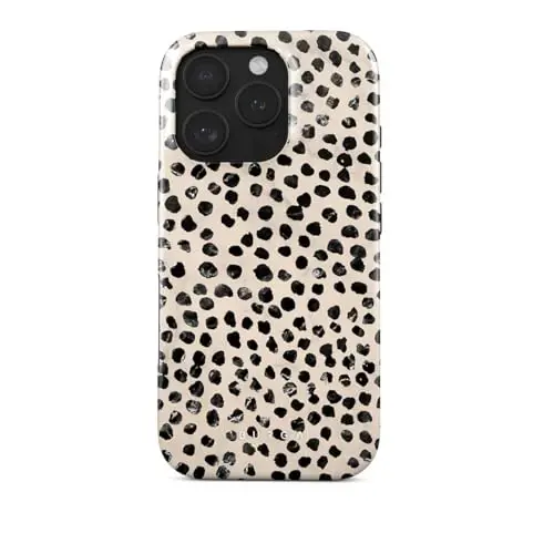 BURGA iPhone 16 Pro uchun telefon g'ilofi - Chiroyli, zamonaviy, estetik, dizayner naqshli, 16pro telefon qopqog'i, qattiq qobiq himoyasi - Apple iPhone 16 Pro ayollar va erkaklar uchun g'ilofga mos keladi 
