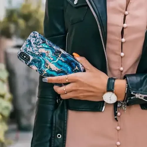 BURGA iPhone 16 Pro uchun telefon g'ilofi - Chiroyli, zamonaviy, estetik, dizayner naqshli, 16pro telefon qopqog'i, qattiq qobiqli himoya - ayollar va erkaklar uchun Apple iPhone 16 Pro g'ilofiga mos keladi - 6