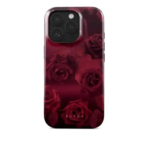 BURGA iPhone 16 Pro uchun telefon g'ilofi - Chiroyli, zamonaviy, estetik, dizaynerlik naqsh, 16pro telefon qopqog'i, qattiq qopqoq himoyasi - Apple iPhone 16 Pro ayollar va erkaklar uchun mos keladi - BURGA