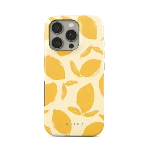BURGA iPhone 16 Pro uchun telefon g'ilofi - Chiroyli, zamonaviy, estetik, dizaynerlik naqsh, 16pro telefon qopqog'i, qattiq qopqoq himoyasi - ayollar va erkaklar uchun Apple iPhone 16 Pro g'ilofiga mos keladi 