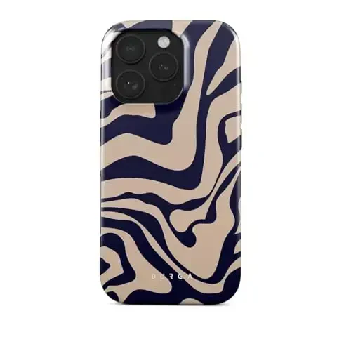 BURGA iPhone 16 Pro uchun telefon g'ilofi - Chiroyli, zamonaviy, estetik, dizaynerlik naqshli, 16pro telefon qopqog'i, qattiq qobiqli himoya - ayollar va erkaklar uchun Apple iPhone 16 Pro g'ilofiga mos keladi 