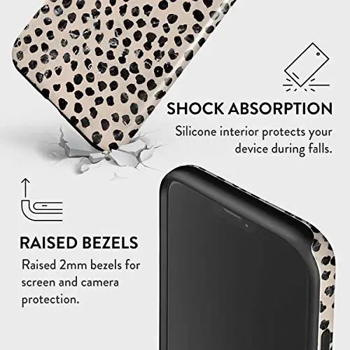 BURGA Phone Case for iPhone 12 - Cute, Trendy, Aesthetic, Pattern Phone Cover, Hard Shell Protection - fits Apple iPhone 12 Case for Women and Men - 5
