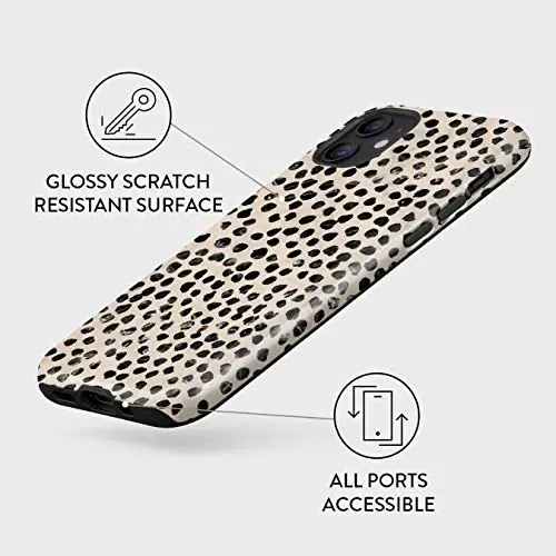 BURGA Phone Case for iPhone 12 - Cute, Trendy, Aesthetic, Pattern Phone Cover, Hard Shell Protection - fits Apple iPhone 12 Case for Women and Men - 4