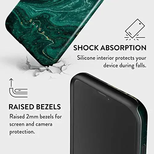 BURGA Phone Case for iPhone 12 Pro - Cute, Trendy, Aesthetic, Designer Pattern, 12pro Phone Cover, Hard Shell Protection - fits Apple iPhone 12 Pro Case for Women and Men - 6