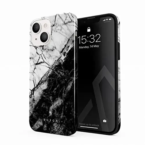 BURGA Phone Case for iPhone 13 - Cute, Trendy, Aesthetic, Pattern Phone Cover, Hard Shell Protection - fits Apple iPhone 13 Case for Women and Men - 1