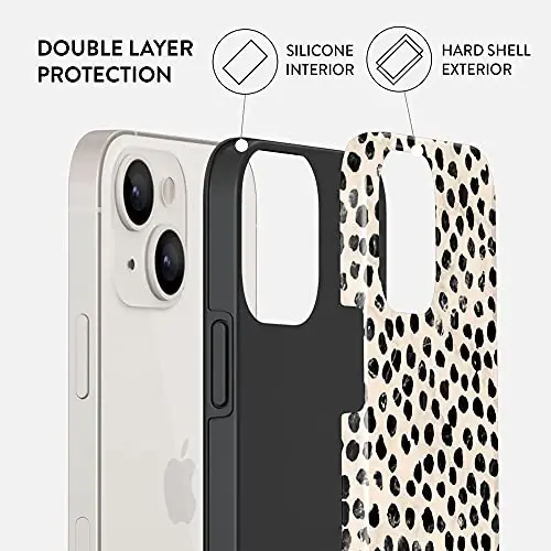 BURGA Phone Case for iPhone 13 - Cute, Trendy, Aesthetic, Pattern Phone Cover, Hard Shell Protection - fits Apple iPhone 13 Case for Women and Men - 3