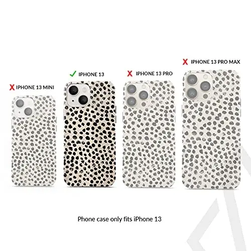 BURGA Phone Case for iPhone 13 - Cute, Trendy, Aesthetic, Pattern Phone Cover, Hard Shell Protection - fits Apple iPhone 13 Case for Women and Men - BURGA (1)
