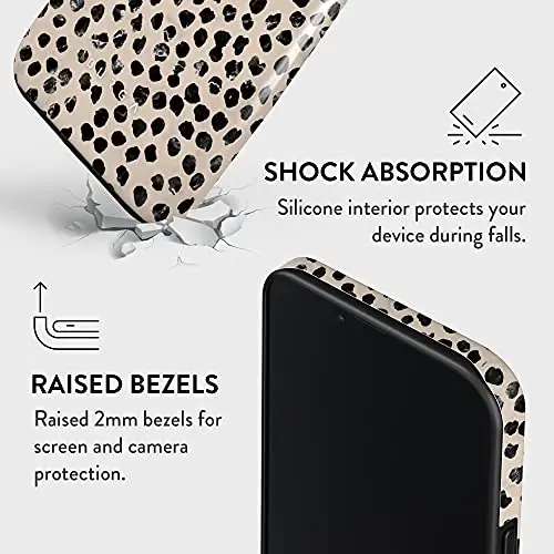 BURGA Phone Case for iPhone 14 - Cute, Trendy, Aesthetic, Pattern Phone Cover, Hard Shell Protection - fits Apple iPhone 14 Case for Women and Men - 5