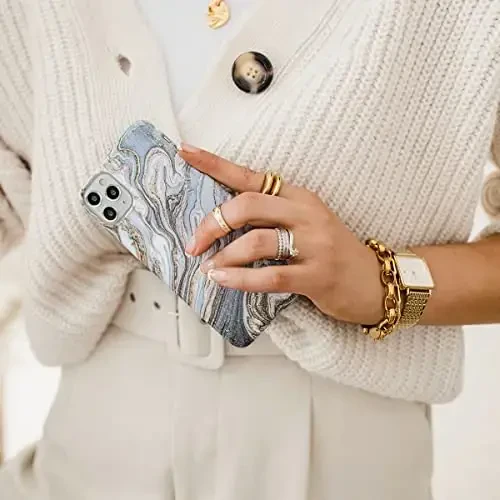 BURGA Phone Case for iPhone 14 Pro - Cute, Trendy, Aesthetic, Designer Pattern, 14pro Phone Cover, Hard Shell Protection - fits Apple iPhone 14 Pro Case for Women and Men - 7