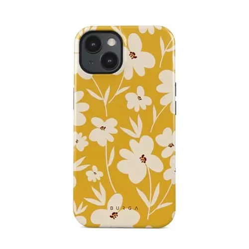 BURGA Phone Case for iPhone 15 - Cute, Trendy, Aesthetic, Pattern Phone Cover, Hard Shell Protection - fits Apple iPhone 15 Case for Women and Men 