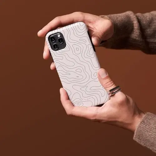 BURGA Phone Case for iPhone 16 - Cute, Trendy, Aesthetic, Pattern Phone Cover, Hard Shell Protection - fits Apple iPhone 16 Case for Women and Men - 6