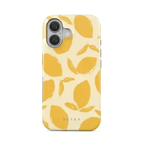 BURGA Phone Case for iPhone 16 - Cute, Trendy, Aesthetic, Pattern Phone Cover, Hard Shell Protection - fits Apple iPhone 16 Case for Women and Men - 1