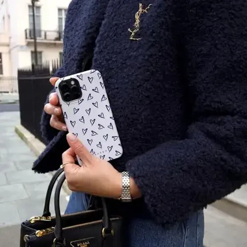 BURGA Phone Case for iPhone 16 Pro - Cute, Trendy, Aesthetic, Designer Pattern, 16pro Phone Cover, Hard Shell Protection - fits Apple iPhone 16 Pro Case for Women and Men - 7