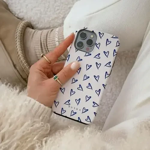 BURGA Phone Case for iPhone 16 Pro - Cute, Trendy, Aesthetic, Designer Pattern, 16pro Phone Cover, Hard Shell Protection - fits Apple iPhone 16 Pro Case for Women and Men - 6