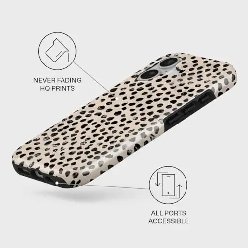 BURGA Phone Case for iPhone 17 - Cute, Trendy, Aesthetic, Pattern Phone Cover, Hard Shell Protection - fits Apple iPhone 17 Case for Women and Men - 3