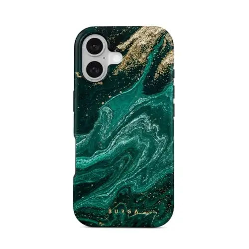 BURGA Phone Case for iPhone 17 - Cute, Trendy, Aesthetic, Pattern Phone Cover, Hard Shell Protection - fits Apple iPhone 17 Case for Women and Men - 1
