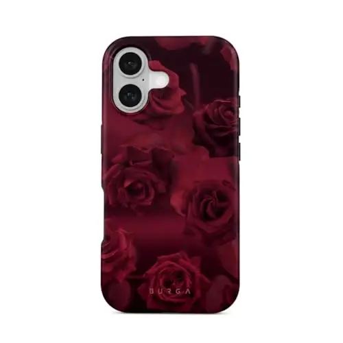 BURGA Unisex Phone Case for iPhone 17 – Dual-Layer Hybrid Design with Shock-Absorbing TPU & Durable Exterior, Scratch-Resistant Finish and Raised Bezel Edge for Screen Protection & Daily Use 