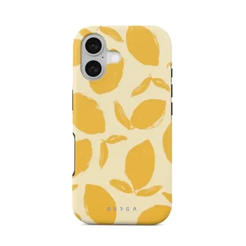 BURGA Phone Case for iPhone 17 - Cute, Trendy, Aesthetic, Pattern Phone Cover, Hard Shell Protection - fits Apple iPhone 17 Case for Women and Men - BURGA