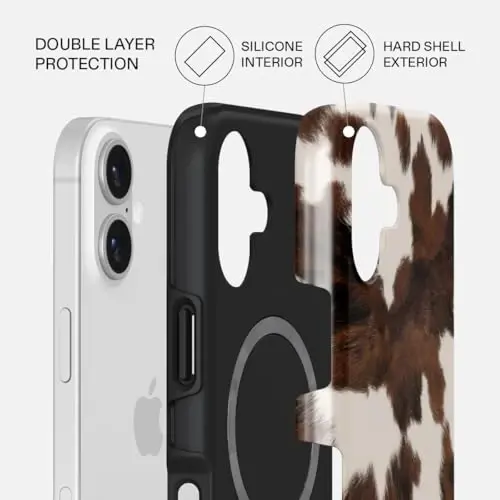 BURGA Phone Case for iPhone 17 - Cute, Trendy, Aesthetic, Pattern Phone Cover, Hard Shell Protection - fits Apple iPhone 17 Case for Women and Men - BURGA (1)