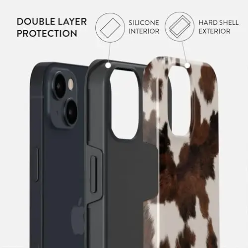 BURGA Unisex iPhone 14 Telefon Kılıfı – Darbe Emici TPU ve Dayanıklı Dış Yüzeye Sahip Çift Katmanlı Hibrit Tasarım, Çizilmeye Dayanıklı Kaplama ve Ekran Koruması ile Günlük Kullanım için Yükseltilmiş Çerçeve Kenarı - BURGA (1)