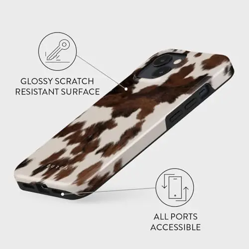 BURGA Unisex iPhone 14 Telefon Kılıfı – Darbe Emici TPU ve Dayanıklı Dış Yüzeye Sahip Çift Katmanlı Hibrit Tasarım, Çizilmeye Dayanıklı Kaplama ve Ekran Koruması ile Günlük Kullanım için Yükseltilmiş Çerçeve Kenarı - 3