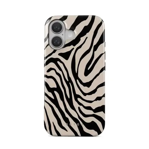 BURGA Unisex iPhone 16 Telefon Kılıfı – Darbe Emici TPU ve Dayanıklı Dış Yüzeye Sahip Çift Katmanlı Hibrit Tasarım, Çizilmeye Dayanıklı Kaplama ve Ekran Koruması ile Günlük Kullanım için Yükseltilmiş Çerçeve Kenarı 