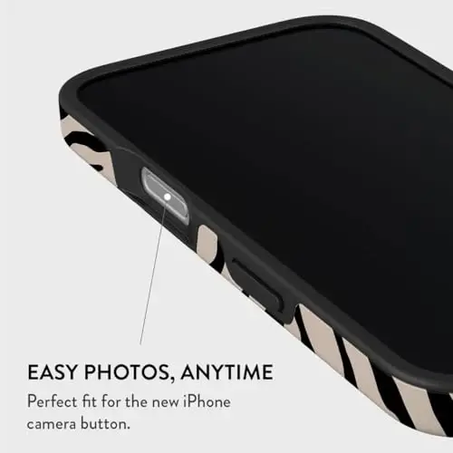 BURGA Unisex iPhone 16 Telefon Kılıfı – Darbe Emici TPU ve Dayanıklı Dış Yüzeye Sahip Çift Katmanlı Hibrit Tasarım, Çizilmeye Dayanıklı Kaplama ve Ekran Koruması ile Günlük Kullanım için Yükseltilmiş Çerçeve Kenarı - 5