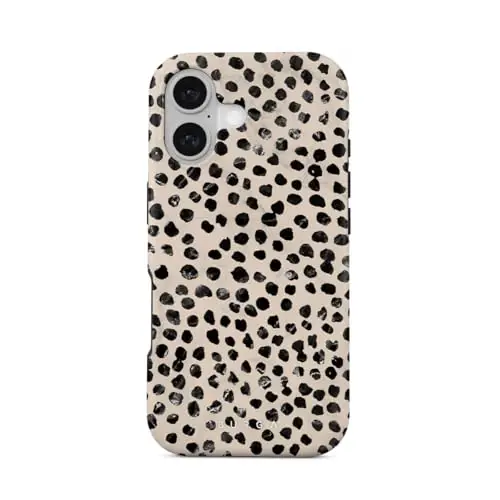 BURGA Unisex Phone Case for iPhone 17 – Dual-Layer Hybrid Design with Shock-Absorbing TPU & Durable Exterior, Scratch-Resistant Finish and Raised Bezel Edge for Screen Protection & Daily Use 