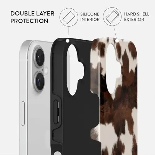 BURGA Unisex Phone Case for iPhone 16 – Dual-Layer Hybrid Design with Shock-Absorbing TPU & Durable Exterior, Scratch-Resistant Finish and Raised Bezel Edge for Screen Protection & Daily Use - 2