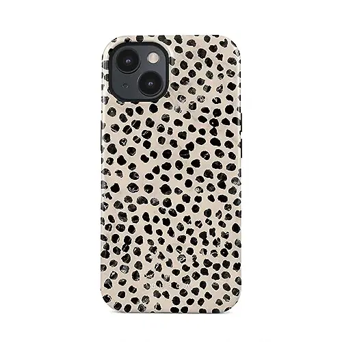 BURGA Unisex Phone Case for iPhone 15 – Dual-Layer Hybrid Design with Shock-Absorbing TPU & Durable Exterior, Scratch-Resistant Finish and Raised Bezel Edge for Screen Protection & Daily Use 