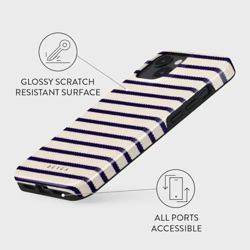 BURGA Unisex Telefon Kılıfı iPhone 15 için – Şok Emici TPU ve Dayanıklı Dış Yüzeyli Çift Katmanlı Hibrit Tasarım, Çizilmeye Dayanıklı Kaplama ve Ekran Koruması ile Günlük Kullanım için Yükseltilmiş Çerçeve Kenarı - 3