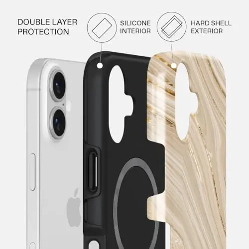 BURGA Unisex Telefon Kılıfı iPhone 17 için – Darbe Emici TPU ve Dayanıklı Dış Yüzeye Sahip Çift Katmanlı Hibrit Tasarım, Çizilmeye Dayanıklı Kaplama ve Ekran Koruması ile Günlük Kullanım için Yükseltilmiş Çerçeve Kenarı - BURGA (1)