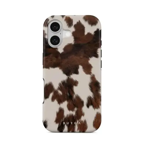 BURGA Unisex Telefon Kılıfı, iPhone 17 Uyumlu – Darbe Emici TPU ve Dayanıklı Dış Yüzeyli Çift Katmanlı Hibrit Tasarım, Çizilmeye Dayanıklı Kaplama ve Ekran Koruması ile Günlük Kullanım için Yükseltilmiş Çerçeve Kenarı - 1