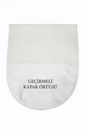 Burgʻu Burchakli 3'li Kulrang Hammom Gilami To'plami Burgʻu Sochli Popukli Sirpanmaydigan Taglikli Unitaz To'plami-Kulrang - 3