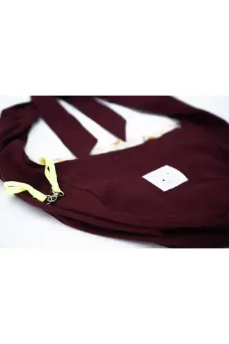 Burgundy Dog Carrier Bag (PET SLING) Baby Carrier-Burgundy - 3