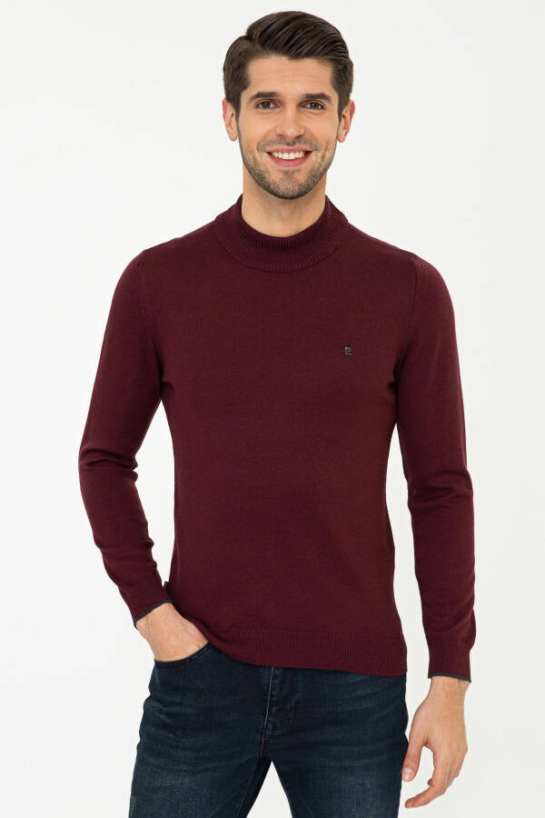 Burgundy men's sweater, code G021SZ0TK.000.1388582. - 1