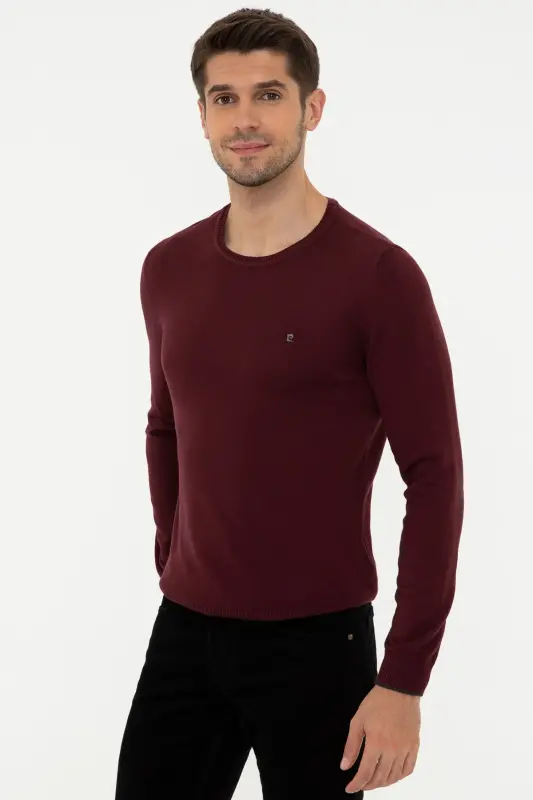 Burgundy Men's Sweater G021SZ0TK.000.1389957-VR014 - 3